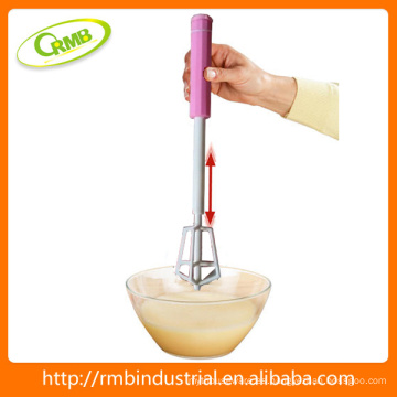 Bomba rotativa de plástico EGG Whisk Egg Beater